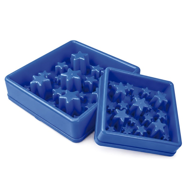 Eat Slow Live Longer Plato Comedero Antiestres "S" - Azul