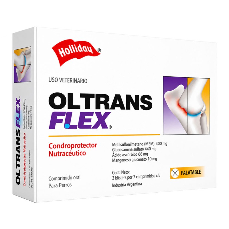OL Trans Flex Suplemento Articular Para Perros 21 comp