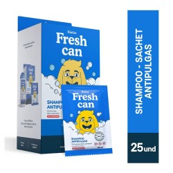 FRESH CAN  SHAMPOO ANTIPULGAS ADULTO DISP 30ML X 25UN FRESH CAN - 1