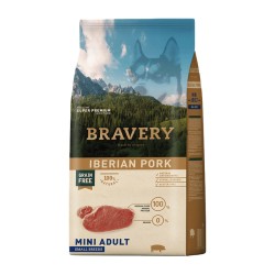 Alimento para Perros Pequeños Adulto Bravery Cerdo Ibérico 2Kg Bravery - 1