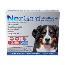 NEXGARD 6 GR x 3 TAB 136mg de 25.1 a 50kg NEXGARD - 1