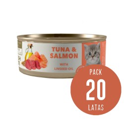 Amity Atún y Salmón para Gatitos Lata 80gr x20 und Amity - 1