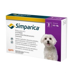 Simparica 10mg para perros 2.5 a 5Kg x 3 Tab Simparica - 1