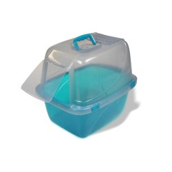 Vanness Litera Cerrada Transparente Para Gatos Grande Vanness - 1