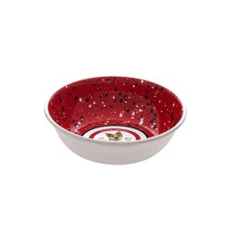 DOG IT COMEDERO ACERO INOXIDABLE ROJO MOTEADO 350 ML DOG IT - 1