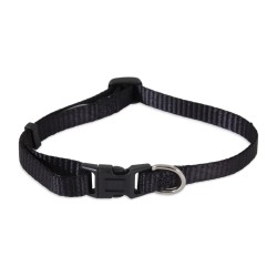 Petmate Collar Ajustable de Nylon Negro Talla S PETMATE - 1