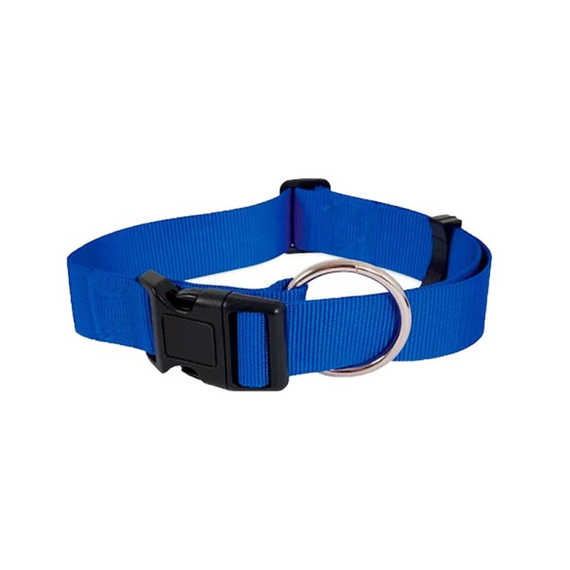 Petmate Collar Ajustable de Nylon Azul Talla L PETMATE - 1