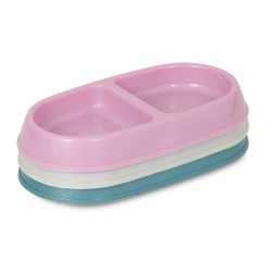 Petmate Plato Doble Ligero Tamaño Pequeño 7 oz PETMATE - 1