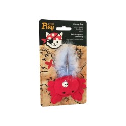 CAT IT JUGUETE PARA GATO PLAY PIRATES CANGREJO C/CATNIP & PLUMAS CAT IT - 2