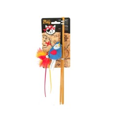 JUGUETE PARA GATO CAT IT PLAY PIRATES VARITA FLEXIBLE LORO C/CATNIP CAT IT - 1