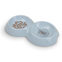 Vanness Ecoware Plato Doble pequeño con patas de silicona antideslizantes 16 oz. Vanness - 1