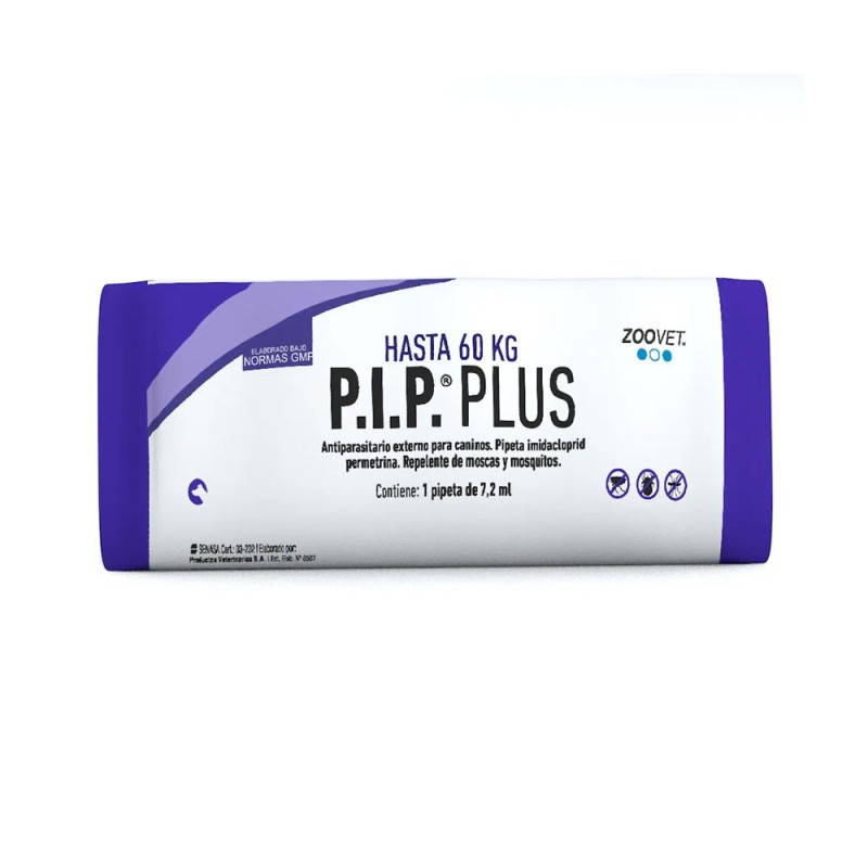 Antipulgas P.I.P. Plus para perros de 40 a 60kg P.I.P. PLUS - 1