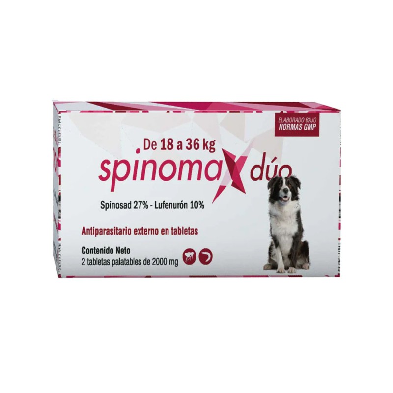 Antiparasitario Externo Spinomax Duo 18 a 36kg SPINOMAX DUO - 1