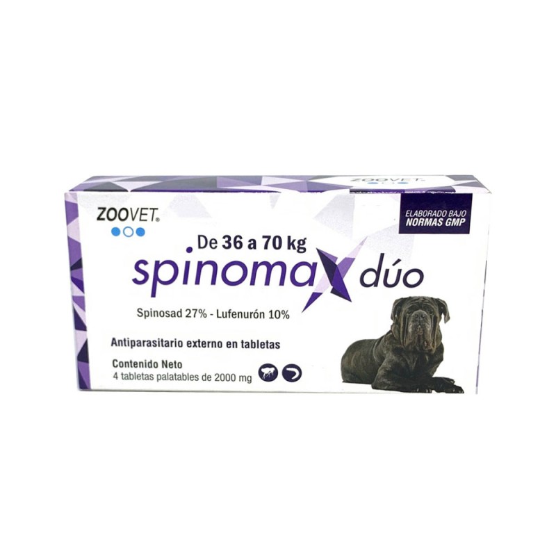 Antiparasitario Externo Spinomax Duo 36 a 70kg SPINOMAX DUO - 1