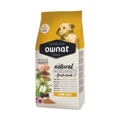Ownat Classic para perros sabor Cordero y Arroz 4kg Ownat - 1