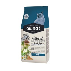 Ownat Classic para Gatos sabor Pescado 1.5kg Ownat - 1