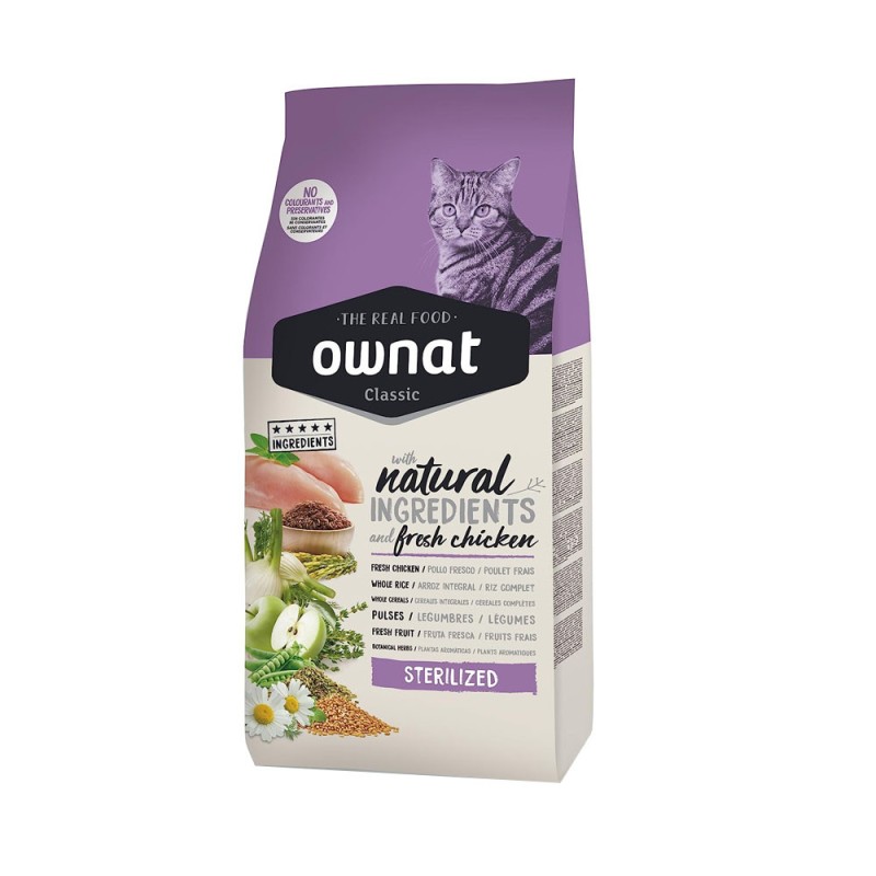 Ownat Classic para Gatos Esterilizados 1.5Kg Ownat - 1