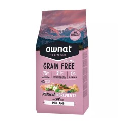 Ownat Prime Libre de Granos Mini Adulto Sabor Cordero 1kg Ownat - 1