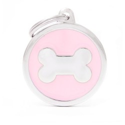 My Family Pink Big Circle Bone My Family - 2