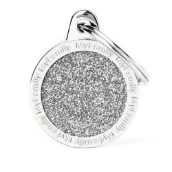 My Family Small Circle Glitter Grey My Family - 2
