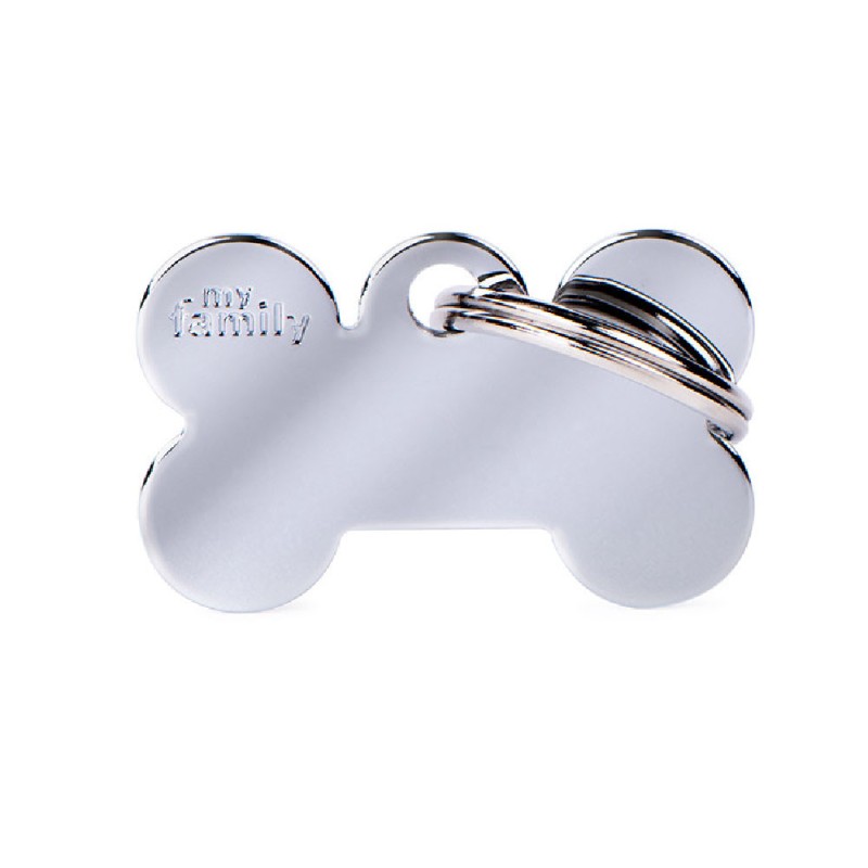 My Family Small Bone Chromed Brass My Family - 2