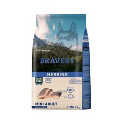 Alimento Bravery Herring Mini Adulto Raza Pequeña 2Kg Bravery - 1