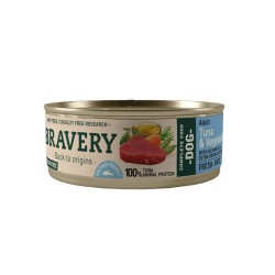 Bravery Atún y Vegetales Perros Adultos Lata 80gr Bravery - 1