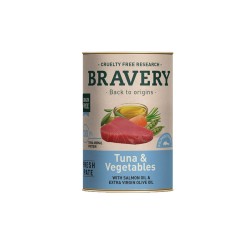 Bravery Atún y Vegetales Perros Adultos Lata 290gr Bravery - 1