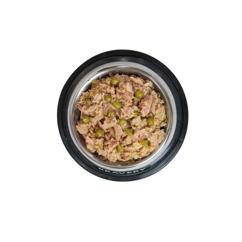 Bravery Lomo de Atún y Guisantes Gato Adulto Lata 70gr x 6und Bravery - 2