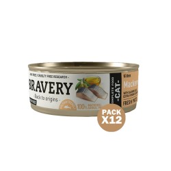 Bravery Caballa para Gatitos Lata 70gr x 12und Bravery - 1
