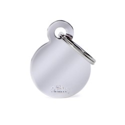 My Family Small Round Chromed Brass My Family - 1