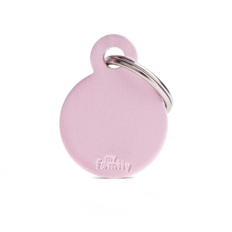 My Family Small Round Aluminum Pink My Family - 1