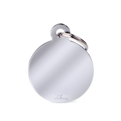 My Family Big Round Chromed Brass My Family - 1