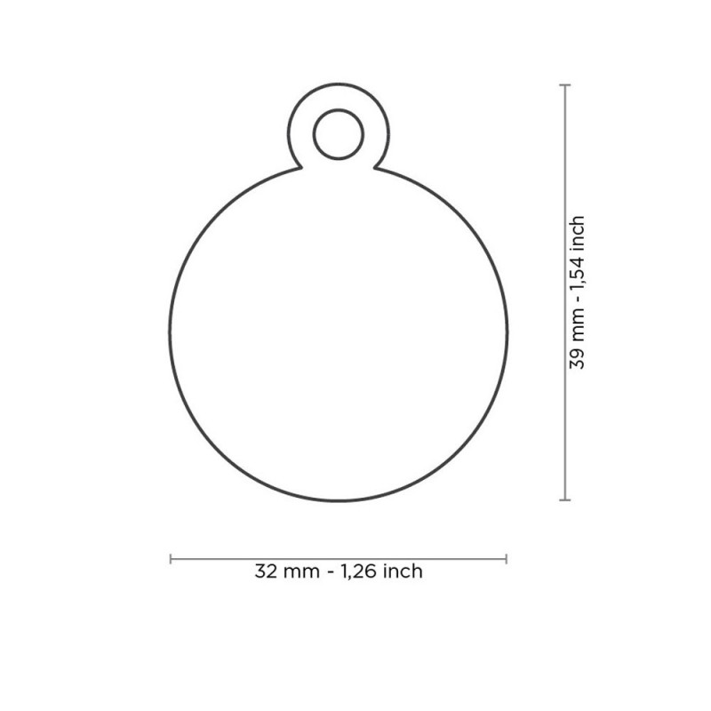 My Family Big Round Aluminum Pink My Family - 1