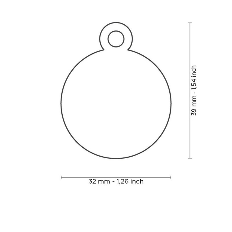 My Family Big Round Aluminum Red My Family - 2