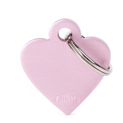 My Family Small Heart Aluminum Pink My Family - 1