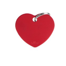 My Family  Big Heart Aluminum Red My Family - 2