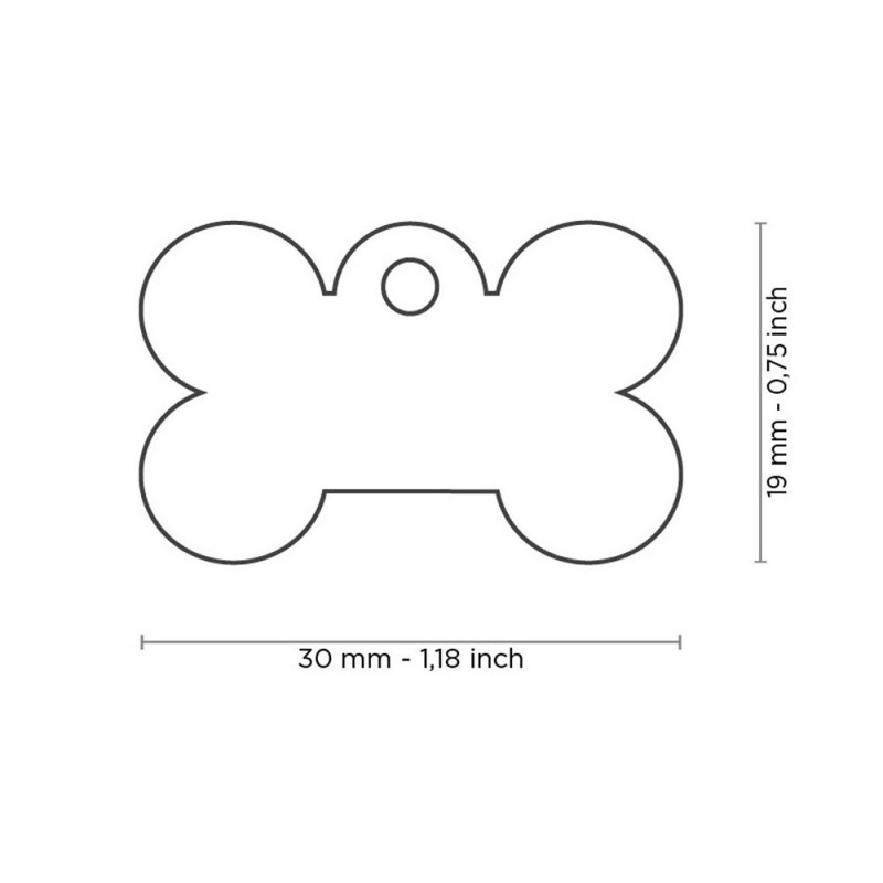 My Family Small Bone Aluminum Black My Family - 2