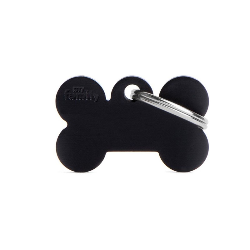 My Family Small Bone Aluminum Black My Family - 1