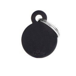 My Family Small Round Aluminum Black My Family - 1