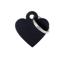 My Family Small Heart Aluminum Black My Family - 1