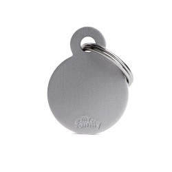 My Family Small Round Aluminum Gray My Family - 1