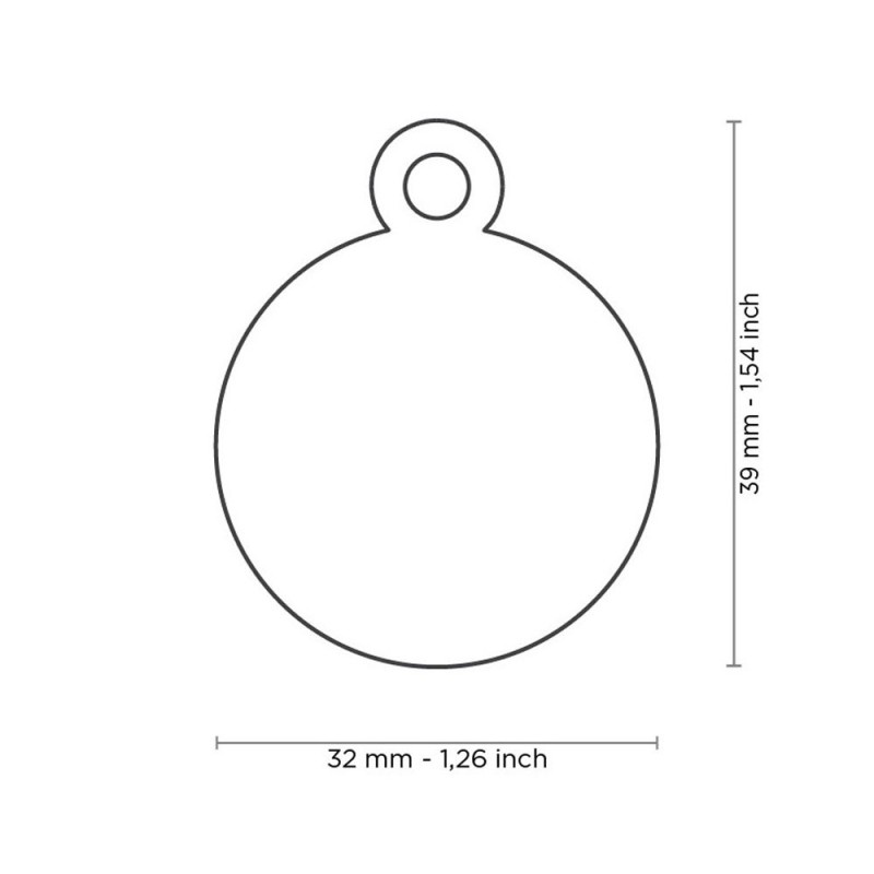 My Family Big Round Aluminum Grey My Family - 2