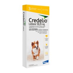Credelio 56.25mg para perros 1.3 a 2.5Kg x 3 Tab CREDELIO - 1