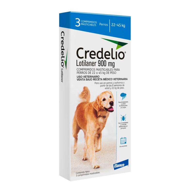 Credelio 900mg para perros 22 a 45kg x 3 Tab CREDELIO - 1