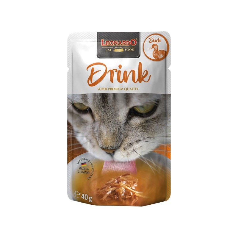 Leonardo Drink para Gatos Adultos Sabor Pato 40gr Leonardo - 1