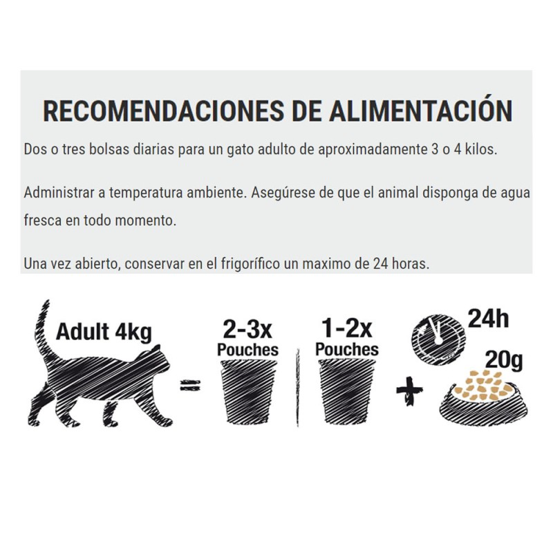 Leonardo para Gatos Adultos Pollo Sobre 85gr x 16und Leonardo - 4