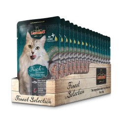 Leonardo para Gatos Adultos Pescado y Camarones 85gr x 16und Leonardo - 1