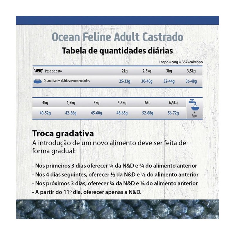 N&D Ocean para Gatos Castrados Sabor Salmón 1.5 Kg N&D - 2