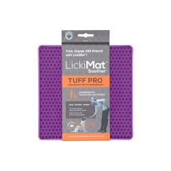 Lickimat Plato Pro Soother Morado Anti Ansiedad para Perros